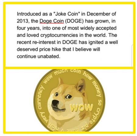 ジョン・マカフィーがツイート「 Coin of the week：$DOGE 」仮想通貨ニュース速報